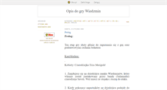 Desktop Screenshot of opiswiedzmina.blox.pl