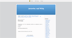 Desktop Screenshot of janowiec.blox.pl