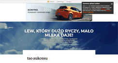 Desktop Screenshot of cyrk.blox.pl