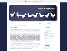 Tablet Screenshot of piesnopoznaniu.blox.pl