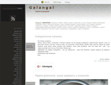 Tablet Screenshot of galangal.blox.pl
