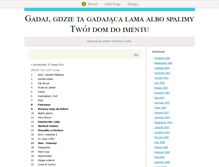 Tablet Screenshot of gadajacalama.blox.pl