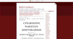 Desktop Screenshot of klubczwartkowy.blox.pl