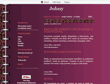 Tablet Screenshot of johny.blox.pl