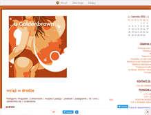 Tablet Screenshot of goldenbrown.blox.pl