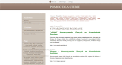 Desktop Screenshot of pomocdlaciebie.blox.pl