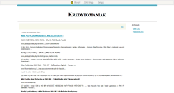 Desktop Screenshot of kredytomaniak.blox.pl