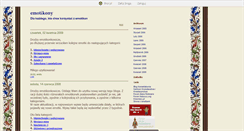 Desktop Screenshot of emoty.blox.pl