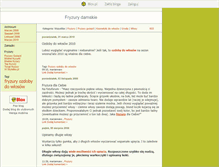 Tablet Screenshot of fryzurydamskie.blox.pl
