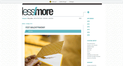 Desktop Screenshot of lessmore.blox.pl