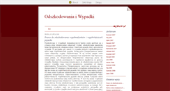 Desktop Screenshot of odszkodowania.blox.pl