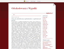 Tablet Screenshot of odszkodowania.blox.pl