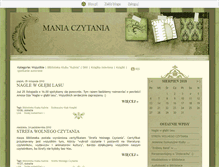 Tablet Screenshot of maniaczytania.blox.pl