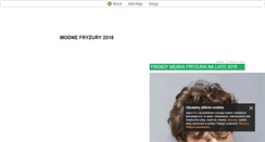 Desktop Screenshot of fryzurki.blox.pl