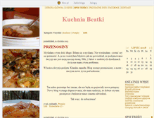 Tablet Screenshot of kuchniabeatki.blox.pl