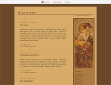 Tablet Screenshot of gloswrony.blox.pl
