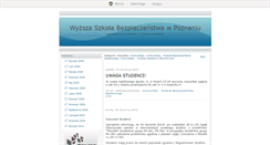 Desktop Screenshot of dziekanatwsb.blox.pl
