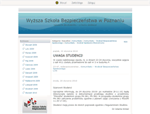 Tablet Screenshot of dziekanatwsb.blox.pl