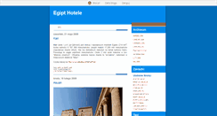 Desktop Screenshot of egipthotele.blox.pl